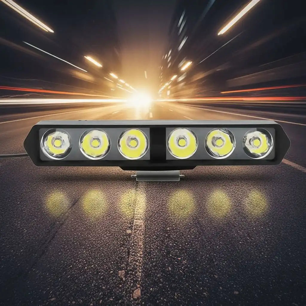 LED light bar on a road with motion blur effect online sale in Pakistan