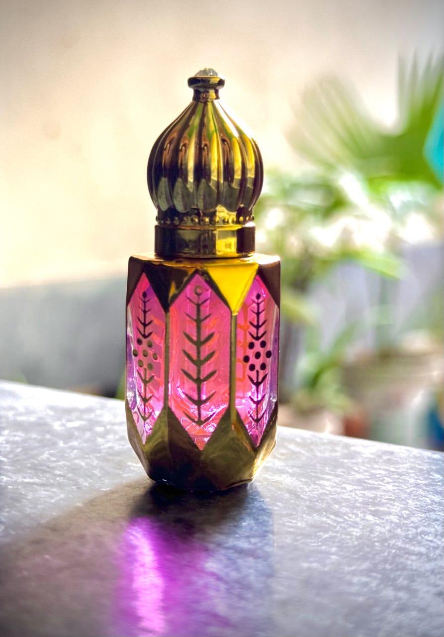 Unisex Alcohol-Free Perfume Oil - 10 Pcs of 24 Hrs Sweat Resistant Rose Fragrance - AD MART