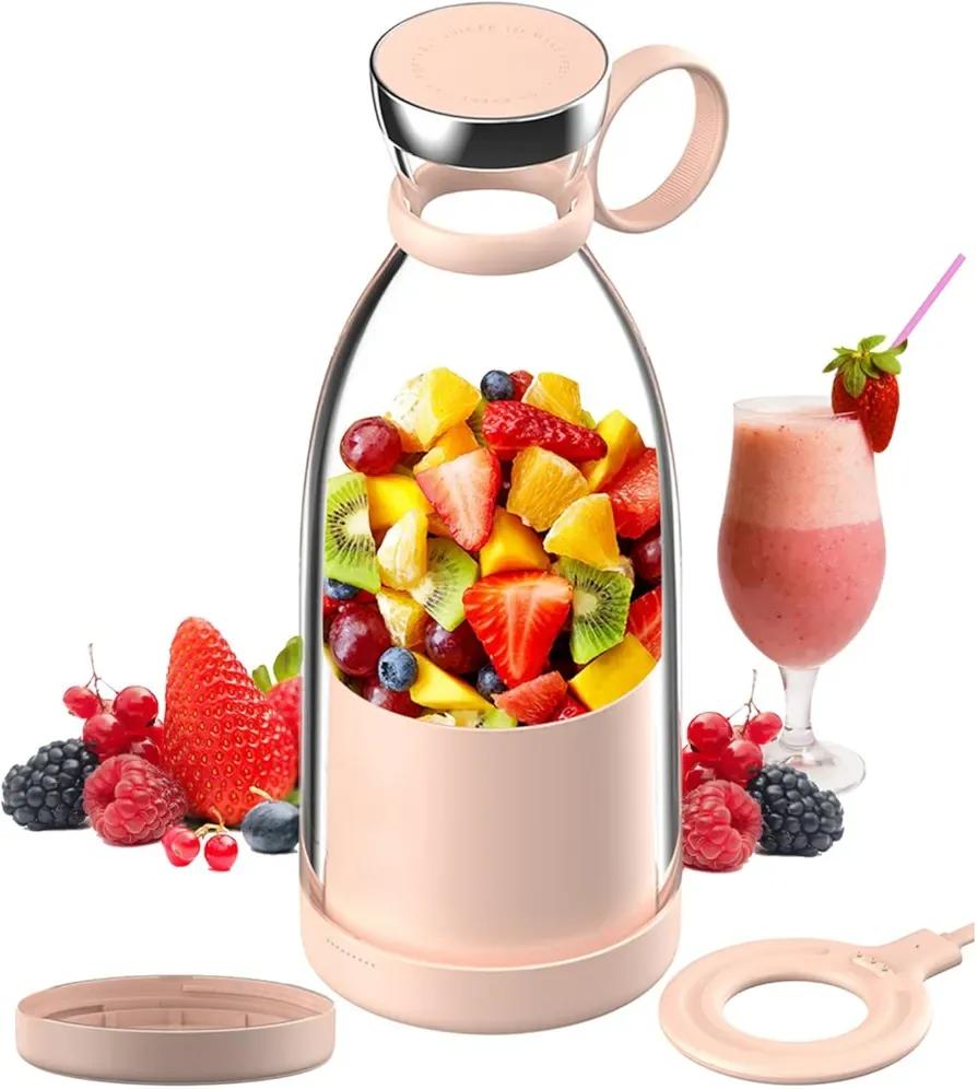 Manual Fruit Juicer - 1 Pc Kitchen Essential in Vibrant Pink & Silver Colors - AD MART