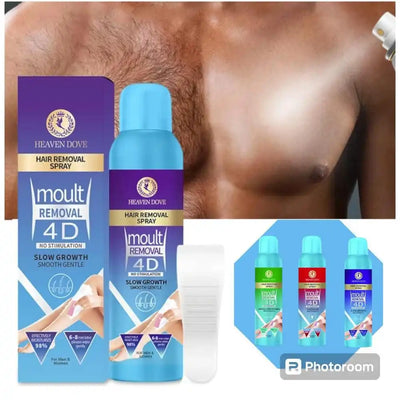 Hair Removal Spray 180ml for Men & Women | Painless & Fast Hair Removal