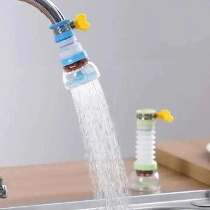 360° Rotating Tap Fan Faucet Attachment – Water-Saving Splash-Proof Nozzle