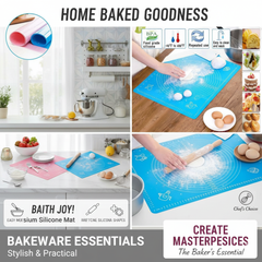 silicone roti mat on a kitchen counter